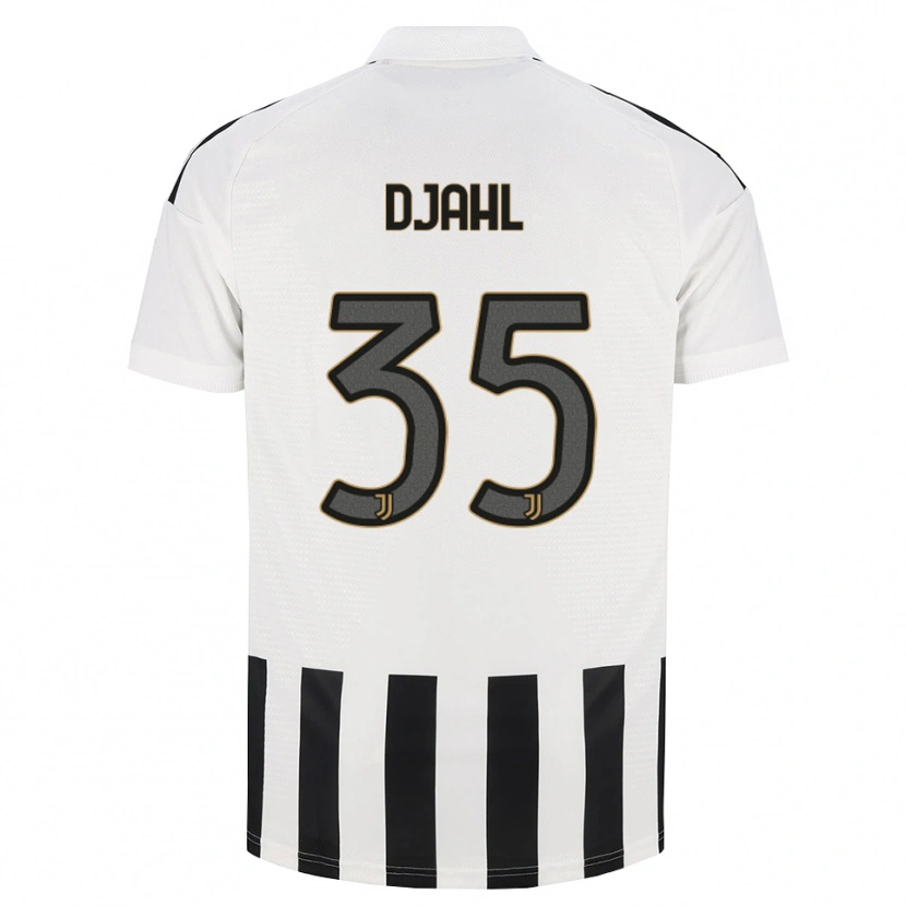 Danxen Kinderen Rayan Djahl #35 Zwart Wit Bruin Thuisshirt Thuistenue 2026/27 T-Shirt
