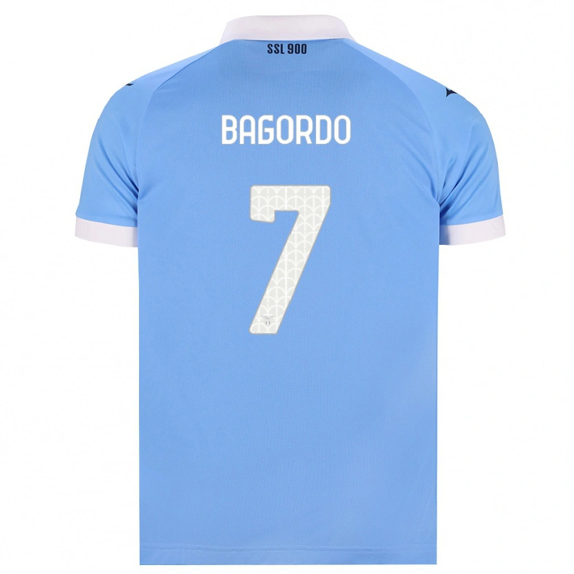 Danxen Kinderen Cristian Bagordo #7 Hemelsblauw Zwart Wit Thuisshirt Thuistenue 2026/27 T-Shirt