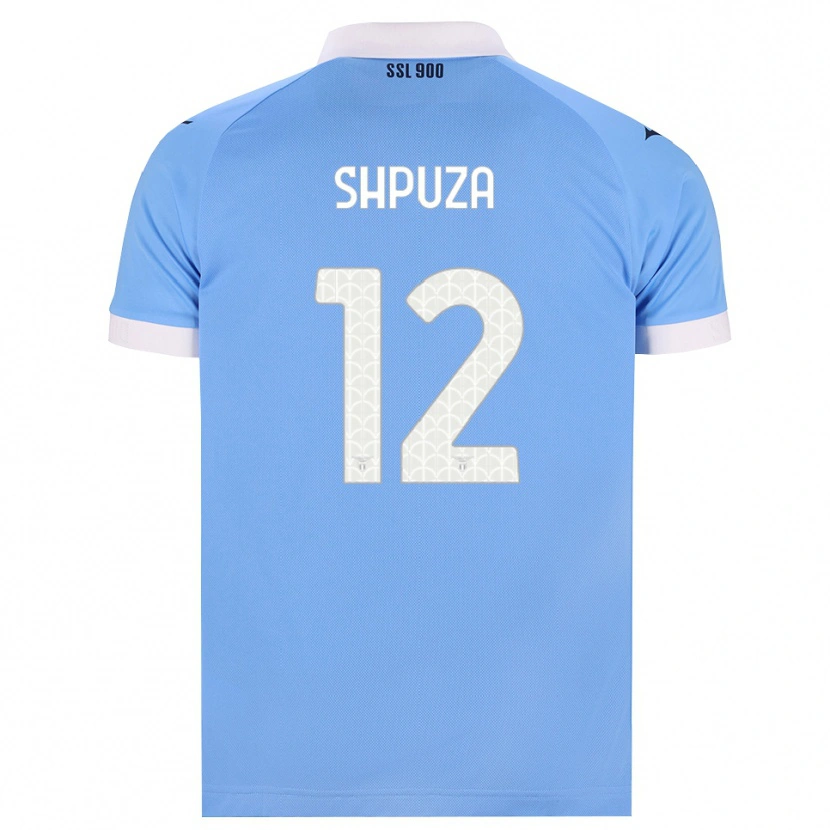 Danxen Kinderen Kleo Shpuza #12 Hemelsblauw Zwart Wit Thuisshirt Thuistenue 2026/27 T-Shirt