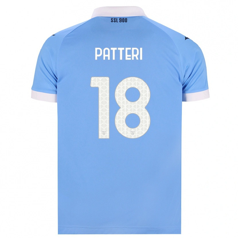 Danxen Kinderen Yari Patteri #18 Hemelsblauw Zwart Wit Thuisshirt Thuistenue 2026/27 T-Shirt