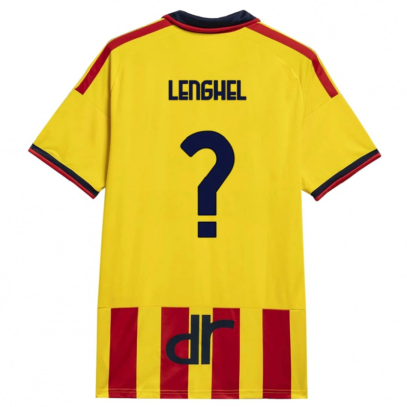 Danxen Kinderen Edmond Lenghel #0 Geel Rood Thuisshirt Thuistenue 2026/27 T-Shirt