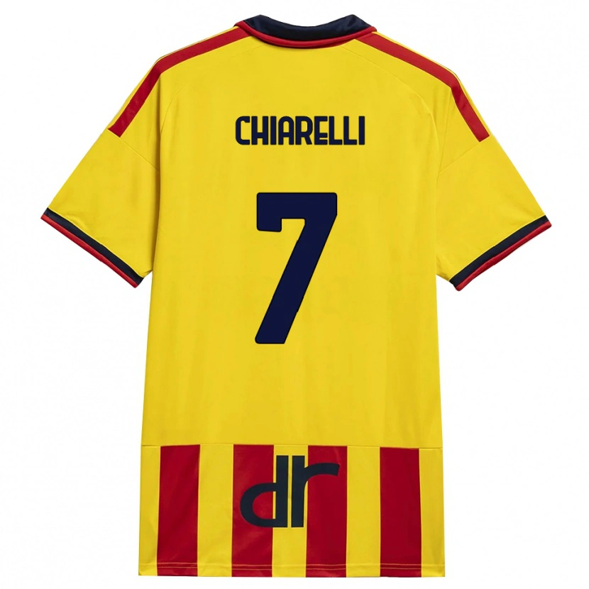 Danxen Kinderen Donato Chiarelli #7 Geel Rood Thuisshirt Thuistenue 2026/27 T-Shirt