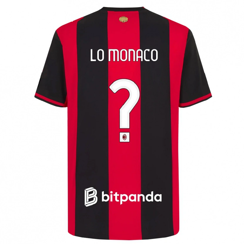 Danxen Kinderen Kevin Lo Monaco #0 Rood Zwart Wit Thuisshirt Thuistenue 2026/27 T-Shirt