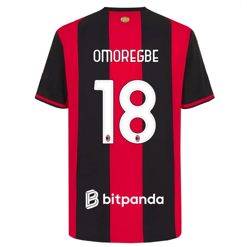 Danxen Kinderen Bob Murphy Omoregbe #18 Rood Zwart Wit Thuisshirt Thuistenue 2026/27 T-Shirt