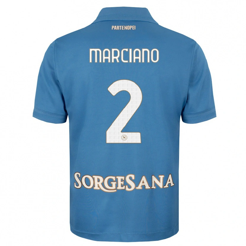 Danxen Kinderen Giovanni Marciano #2 Haze Blauw Wit Thuisshirt Thuistenue 2026/27 T-Shirt