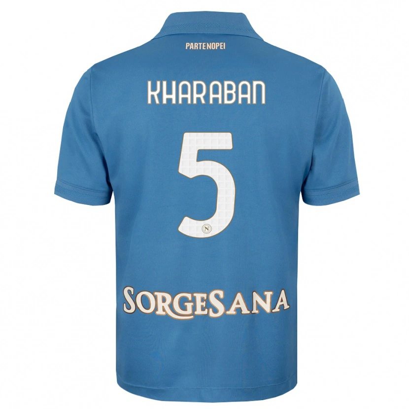 Danxen Kinderen Vitaliy Kharaban #5 Haze Blauw Wit Thuisshirt Thuistenue 2026/27 T-Shirt