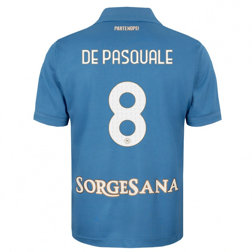 Danxen Kinderen Dylan De Pasquale #8 Haze Blauw Wit Thuisshirt Thuistenue 2026/27 T-Shirt