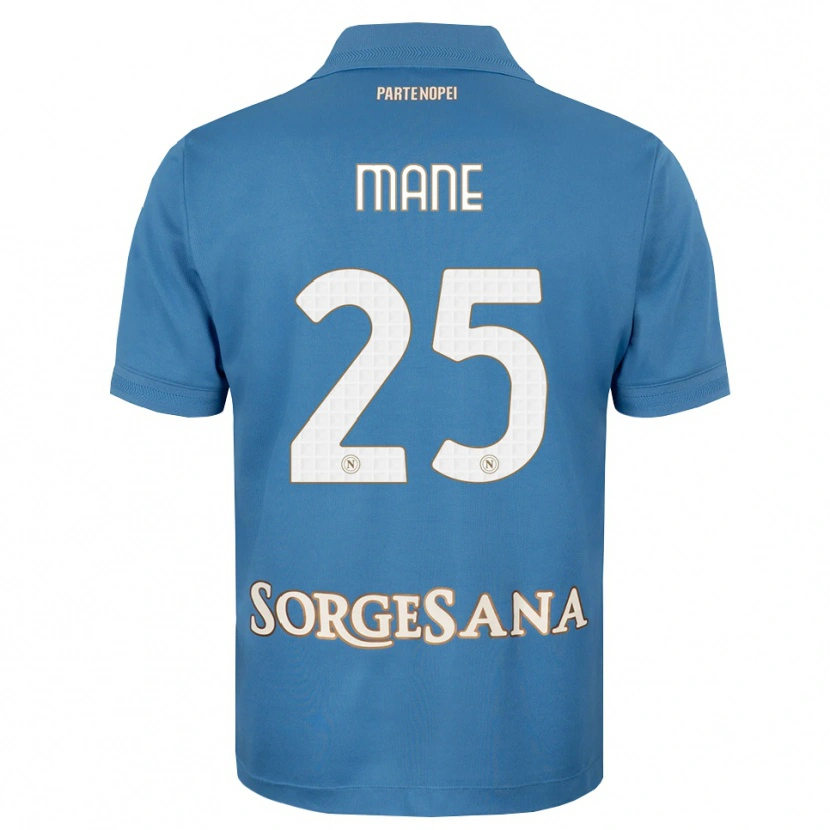 Danxen Kinderen Balla Mousa Mane #25 Haze Blauw Wit Thuisshirt Thuistenue 2026/27 T-Shirt
