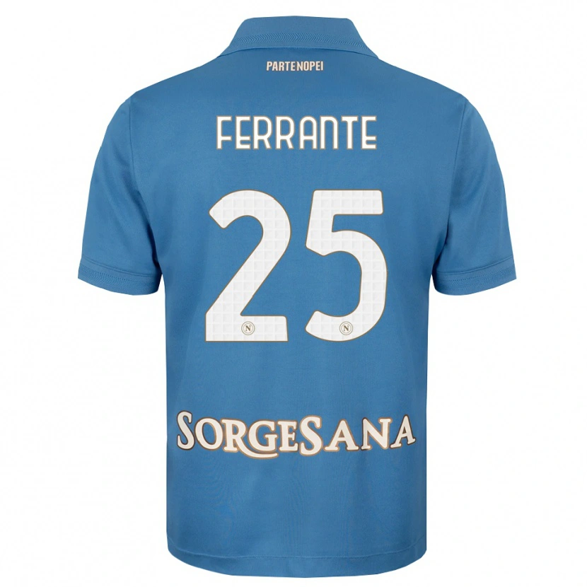 Danxen Kinderen Mathias Ferrante #25 Haze Blauw Wit Thuisshirt Thuistenue 2026/27 T-Shirt
