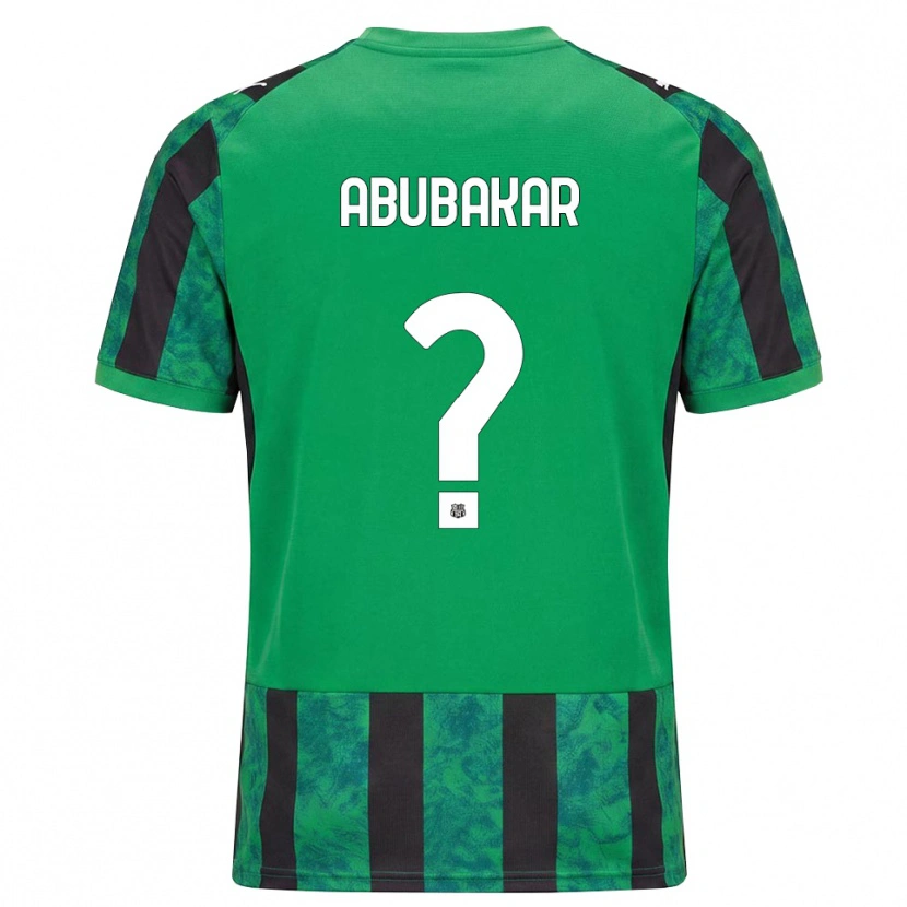 Danxen Kinderen Salim Abubakar #0 Groen Zwart Wit Thuisshirt Thuistenue 2026/27 T-Shirt
