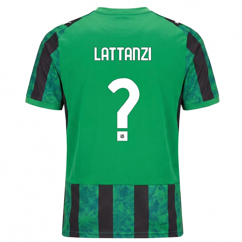 Danxen Kinderen Luca Lattanzi #0 Groen Zwart Wit Thuisshirt Thuistenue 2026/27 T-Shirt
