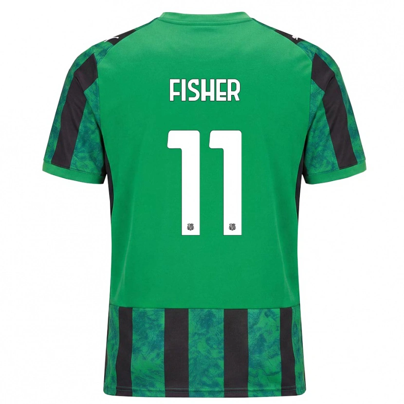 Danxen Kinderen Samantha Tru Fisher Conde #11 Groen Zwart Wit Thuisshirt Thuistenue 2026/27 T-Shirt