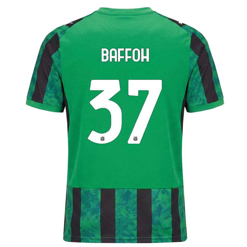 Danxen Kinderen Jeffrey Baffoh #37 Groen Zwart Wit Thuisshirt Thuistenue 2026/27 T-Shirt