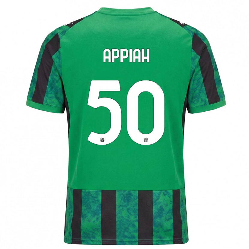 Danxen Kinderen Lorenzo Appiah #50 Groen Zwart Wit Thuisshirt Thuistenue 2026/27 T-Shirt