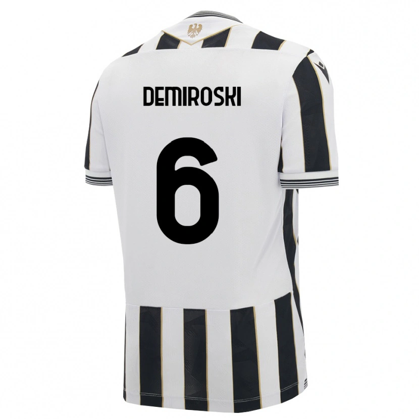 Danxen Kinderen Shenol Demiroski #6 Zwart Wit Roze Thuisshirt Thuistenue 2026/27 T-Shirt