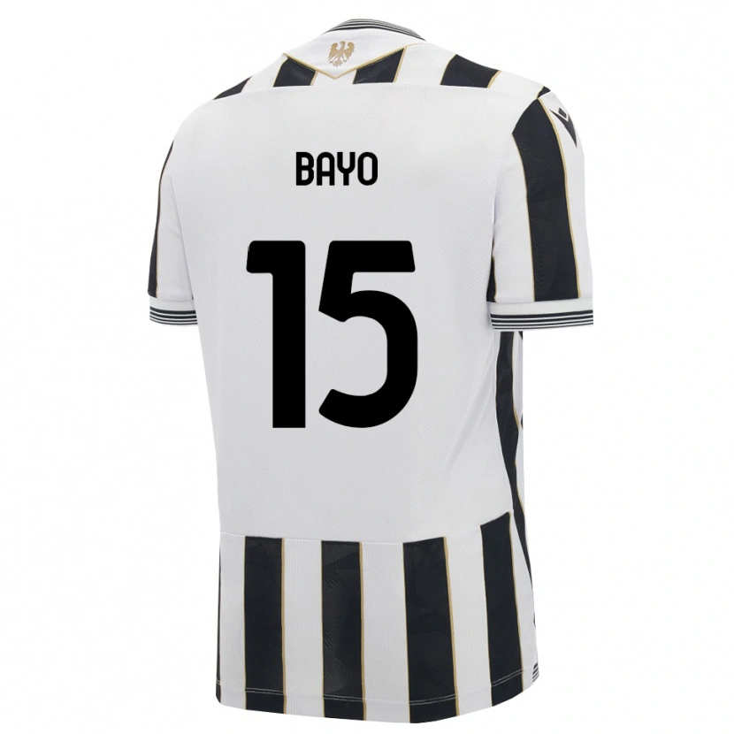 Danxen Kinderen Vakoun Bayo #15 Zwart Wit Roze Thuisshirt Thuistenue 2026/27 T-Shirt