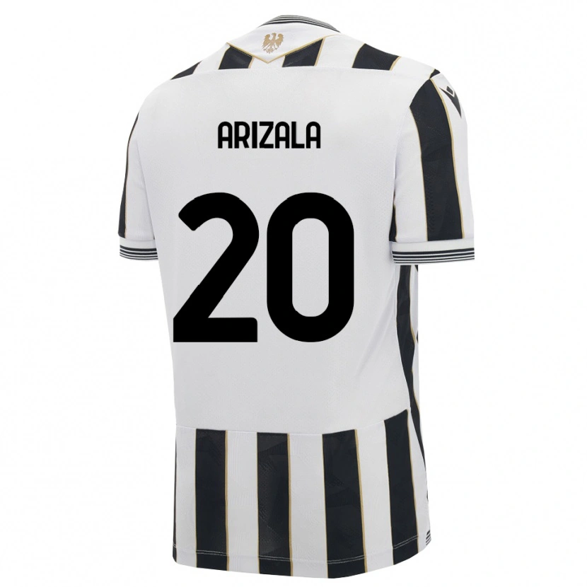 Danxen Kinderen Juan Arizala #20 Zwart Wit Roze Thuisshirt Thuistenue 2026/27 T-Shirt