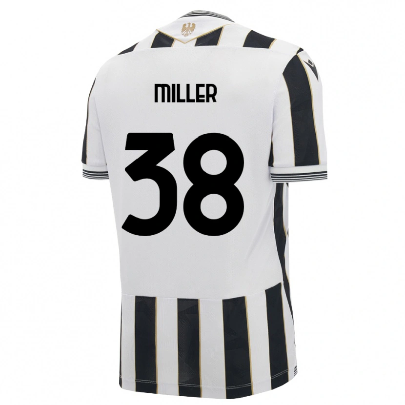 Danxen Kinderen Lennon Miller #38 Zwart Wit Roze Thuisshirt Thuistenue 2026/27 T-Shirt