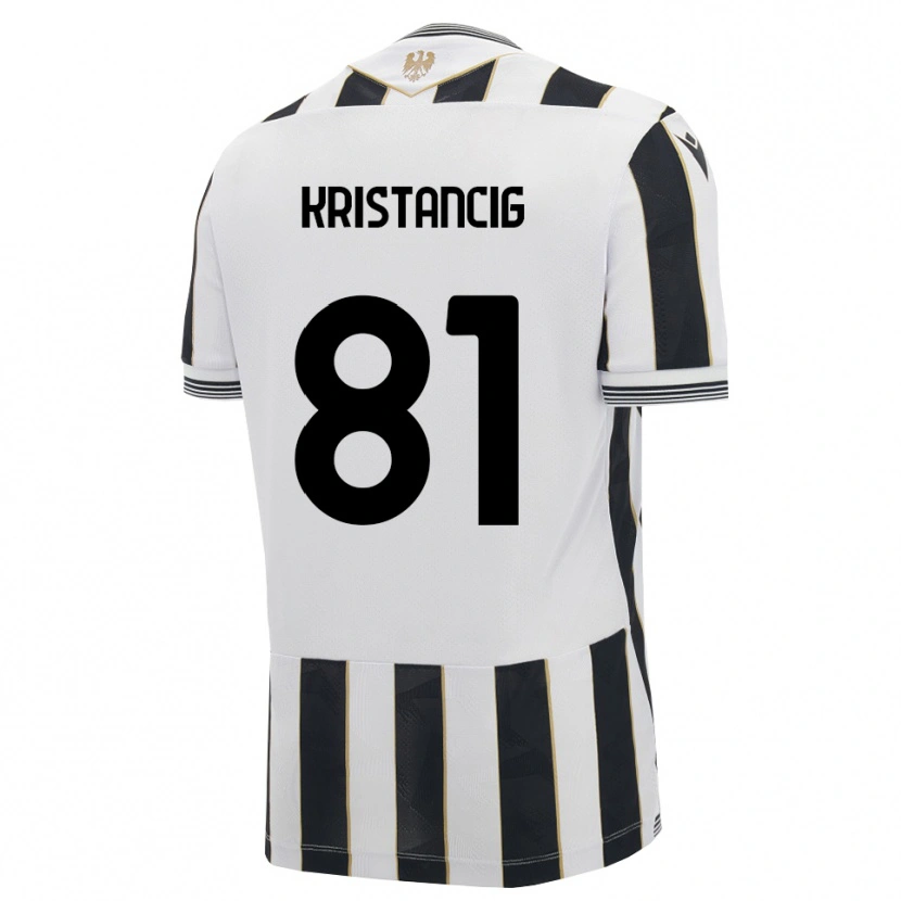 Danxen Kinderen Luca Kristancig #81 Zwart Wit Roze Thuisshirt Thuistenue 2026/27 T-Shirt