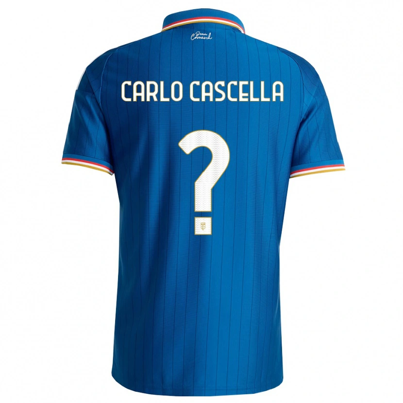 Danxen Kinderen William Carlo Cascella #0 Blauw Wit Rood Thuisshirt Thuistenue 2026/27 T-Shirt