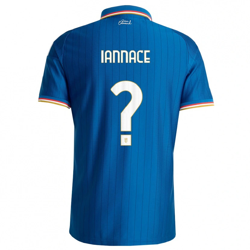 Danxen Kinderen Mattia Iannace #0 Blauw Wit Rood Thuisshirt Thuistenue 2026/27 T-Shirt