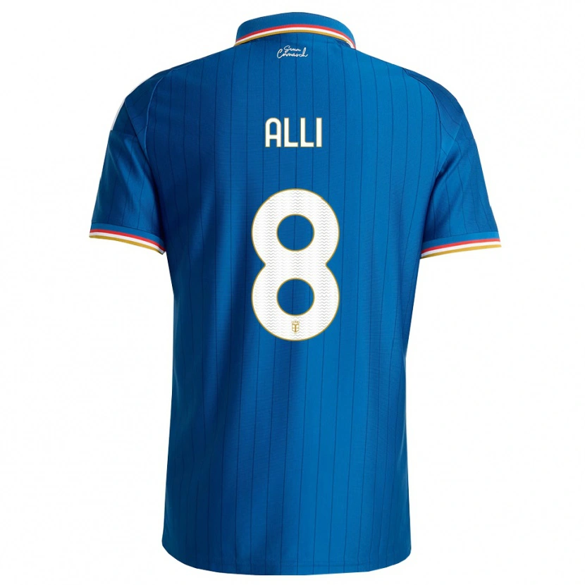 Danxen Kinderen Dele Alli #8 Blauw Wit Rood Thuisshirt Thuistenue 2026/27 T-Shirt