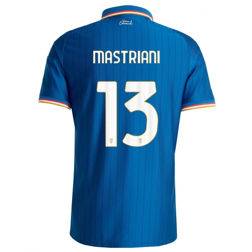 Danxen Kinderen Salvatore Mastriani #13 Blauw Wit Rood Thuisshirt Thuistenue 2026/27 T-Shirt