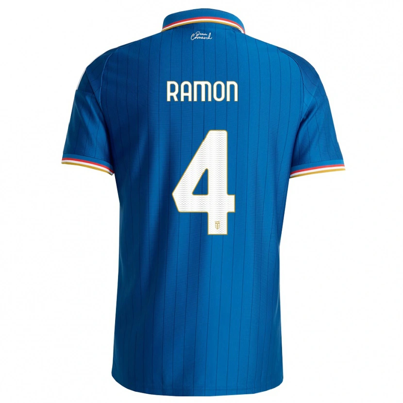 Danxen Kinderen Jacobo Ramón #4 Blauw Wit Rood Thuisshirt Thuistenue 2026/27 T-Shirt