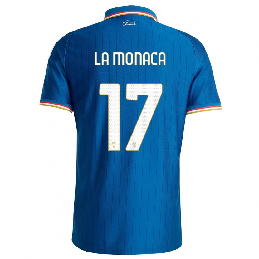 Danxen Kinderen Michael La Monaca #17 Blauw Wit Rood Thuisshirt Thuistenue 2026/27 T-Shirt