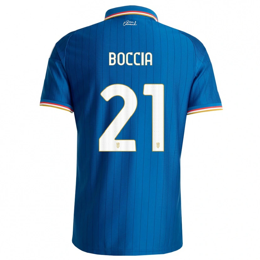 Danxen Kinderen Thomas Boccia #21 Blauw Wit Rood Thuisshirt Thuistenue 2026/27 T-Shirt