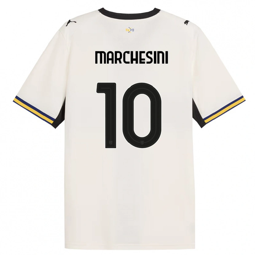 Danxen Kinderen Cosimo Marchesini #10 Off-White Zwart Geel Thuisshirt Thuistenue 2026/27 T-Shirt