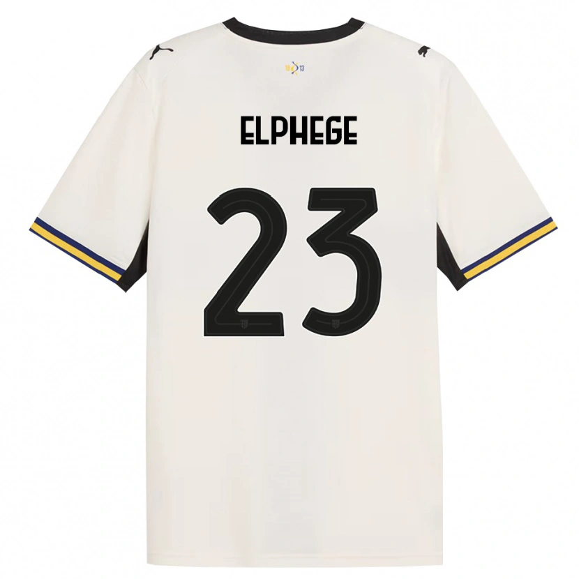 Danxen Kinderen Nesta Elphege #23 Off-White Zwart Geel Thuisshirt Thuistenue 2026/27 T-Shirt