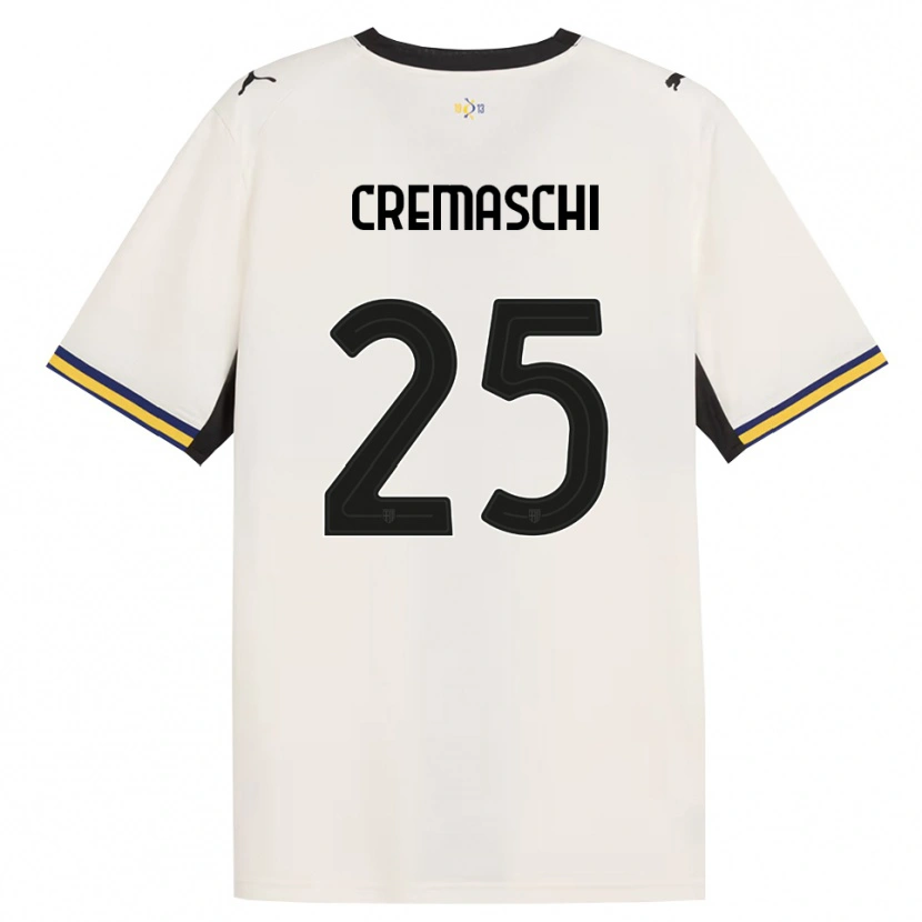 Danxen Kinderen Benja Cremaschi #25 Off-White Zwart Geel Thuisshirt Thuistenue 2026/27 T-Shirt
