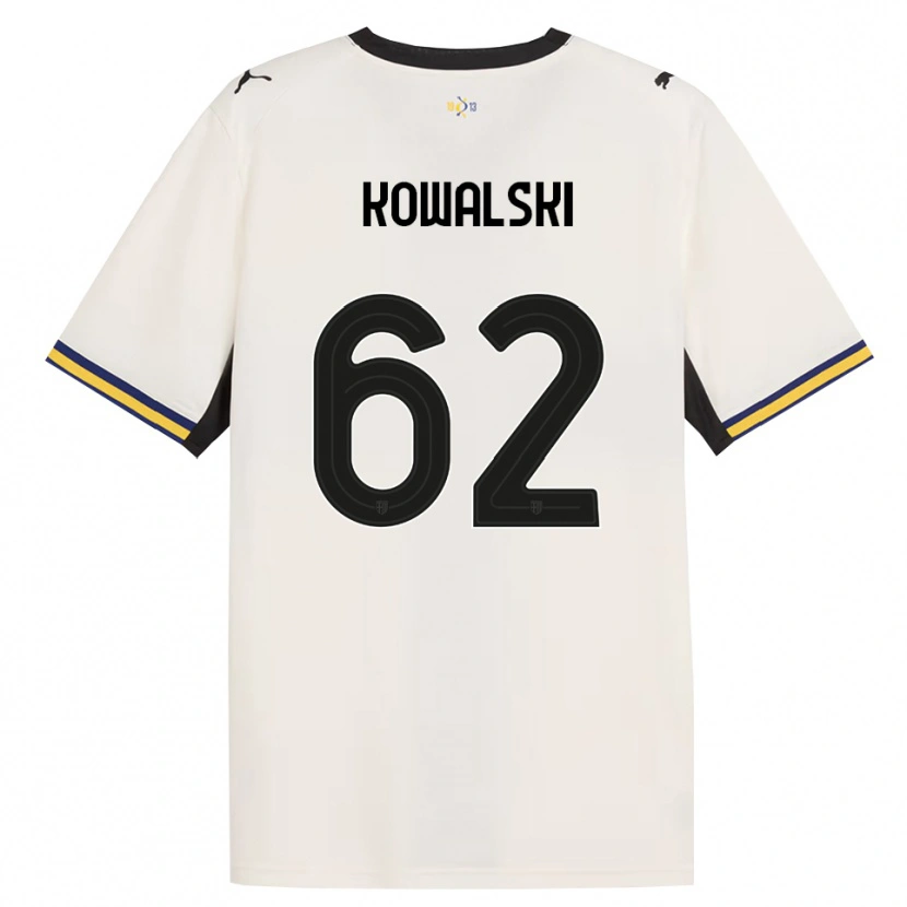 Danxen Kinderen Mateusz Kowalski #62 Off-White Zwart Geel Thuisshirt Thuistenue 2026/27 T-Shirt