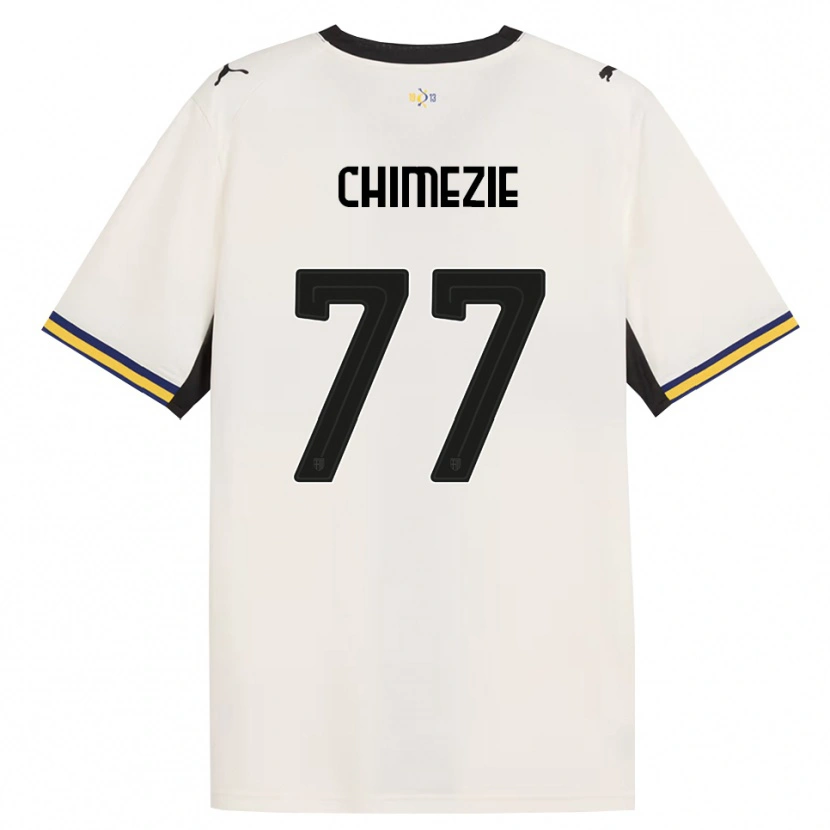 Danxen Kinderen Giorgio Chimezie #77 Off-White Zwart Geel Thuisshirt Thuistenue 2026/27 T-Shirt