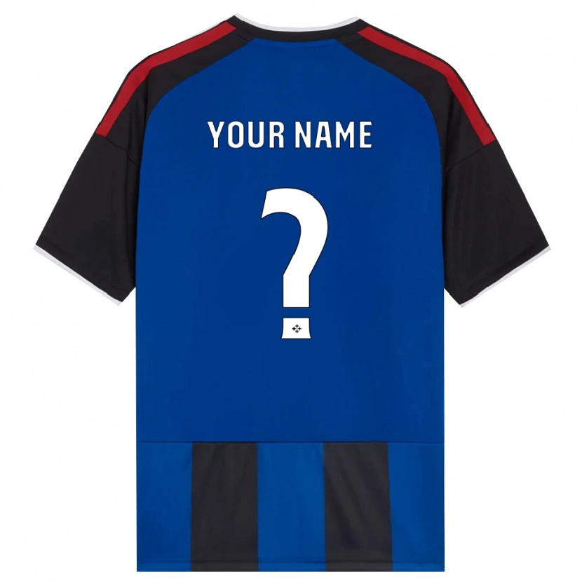 Danxen Kinderen Uw Naam #0 Zwart Rood Wit Blauw Thuisshirt Thuistenue 2026/27 T-Shirt