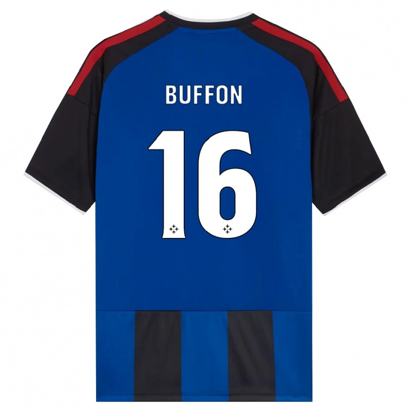 Danxen Kinderen Louis Buffon #16 Zwart Rood Wit Blauw Thuisshirt Thuistenue 2026/27 T-Shirt