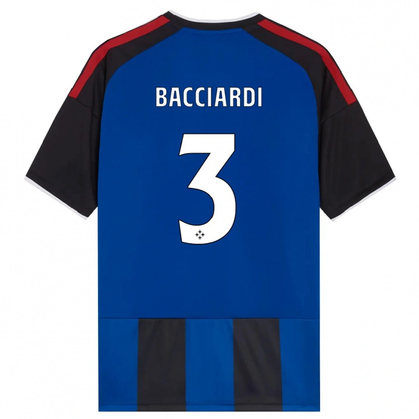 Danxen Kinderen Lorenzo Bacciardi #3 Zwart Rood Wit Blauw Thuisshirt Thuistenue 2026/27 T-Shirt