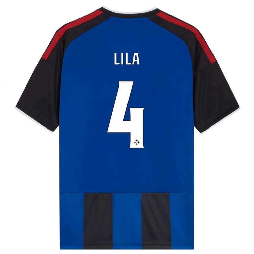 Danxen Kinderen Fabjan Lila #4 Zwart Rood Wit Blauw Thuisshirt Thuistenue 2026/27 T-Shirt