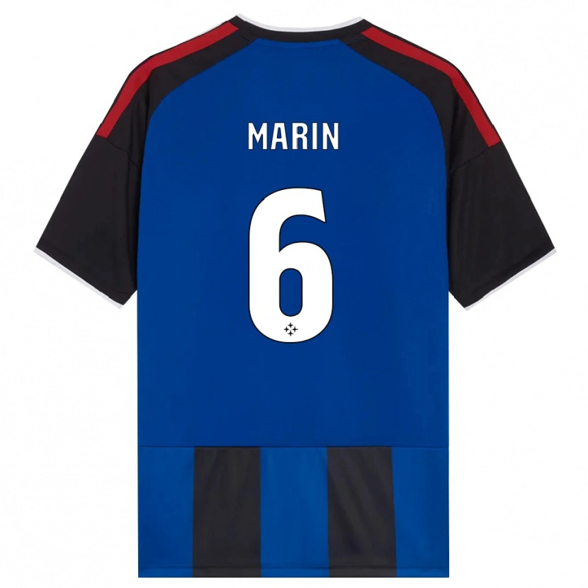 Danxen Kinderen Marius Marin #6 Zwart Rood Wit Blauw Thuisshirt Thuistenue 2026/27 T-Shirt