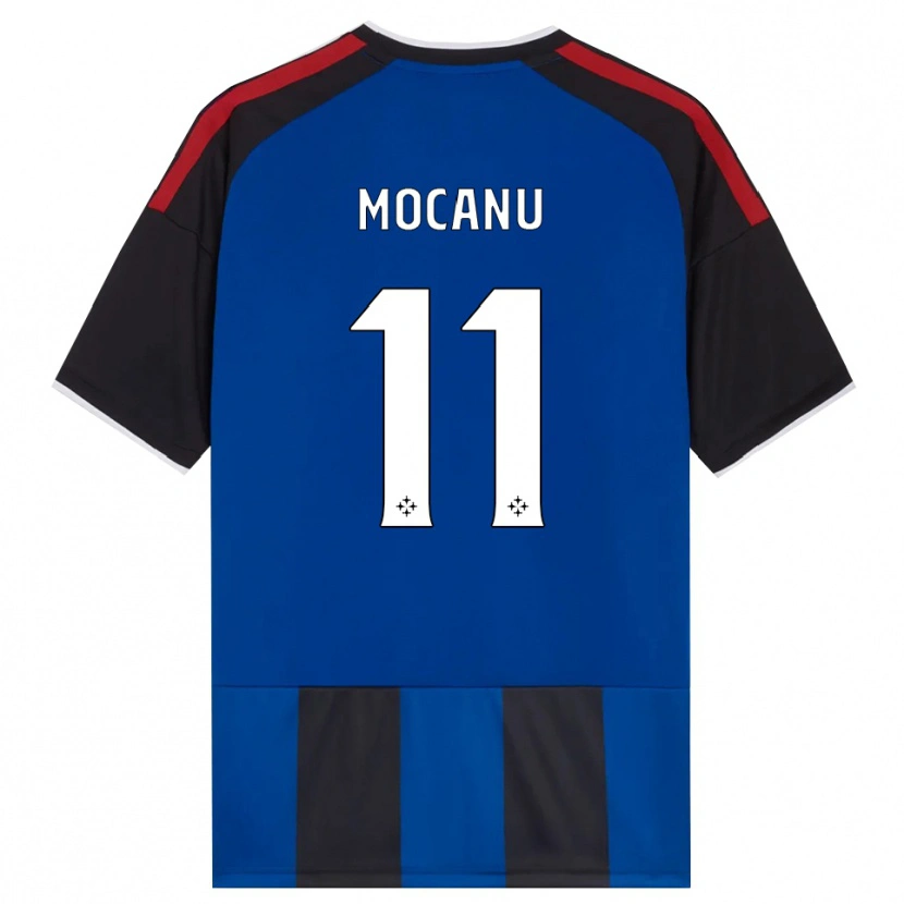 Danxen Kinderen Andreas Mocanu #11 Zwart Rood Wit Blauw Thuisshirt Thuistenue 2026/27 T-Shirt
