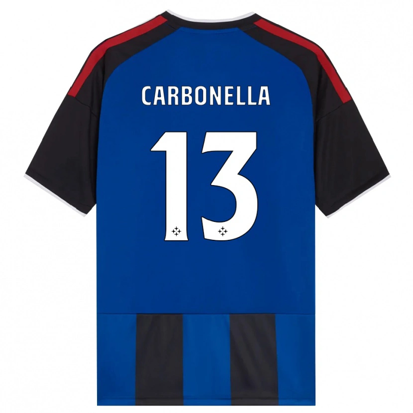 Danxen Kinderen Francesco Carbonella #13 Zwart Rood Wit Blauw Thuisshirt Thuistenue 2026/27 T-Shirt