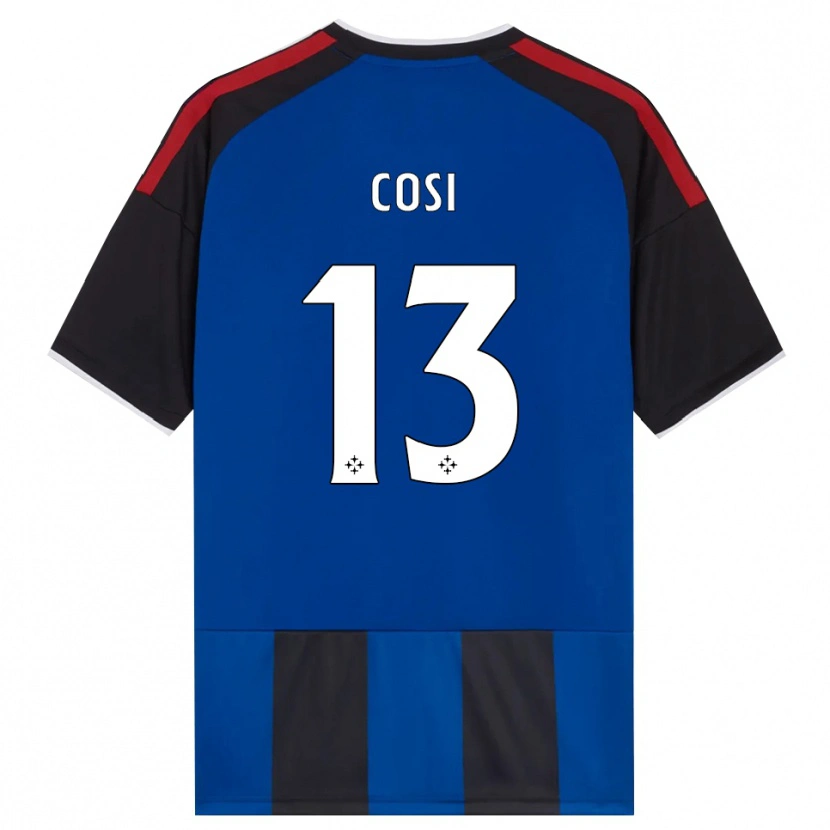 Danxen Kinderen Tommaso Cosi #13 Zwart Rood Wit Blauw Thuisshirt Thuistenue 2026/27 T-Shirt