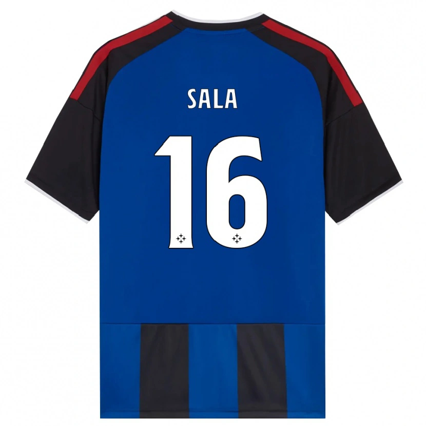 Danxen Kinderen Mattia Sala #16 Zwart Rood Wit Blauw Thuisshirt Thuistenue 2026/27 T-Shirt