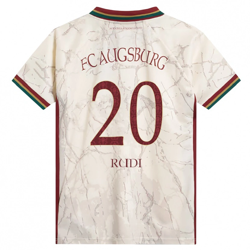 Danxen Kinderen Rafael Rudi #20 Groen Rijst Wit Bordeauxrood Thuisshirt Thuistenue 2026/27 T-Shirt