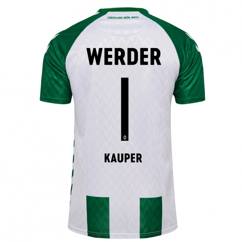 Danxen Kinderen Ben Käuper #1 Groen Wit Thuisshirt Thuistenue 2026/27 T-Shirt