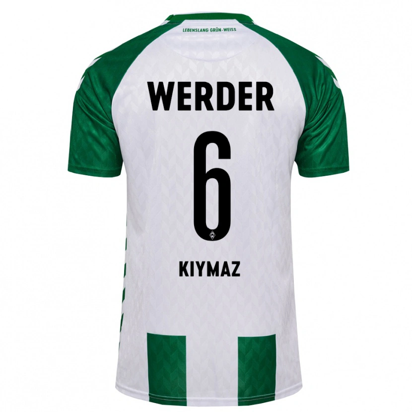 Danxen Kinderen Anil Kiymaz #6 Groen Wit Thuisshirt Thuistenue 2026/27 T-Shirt