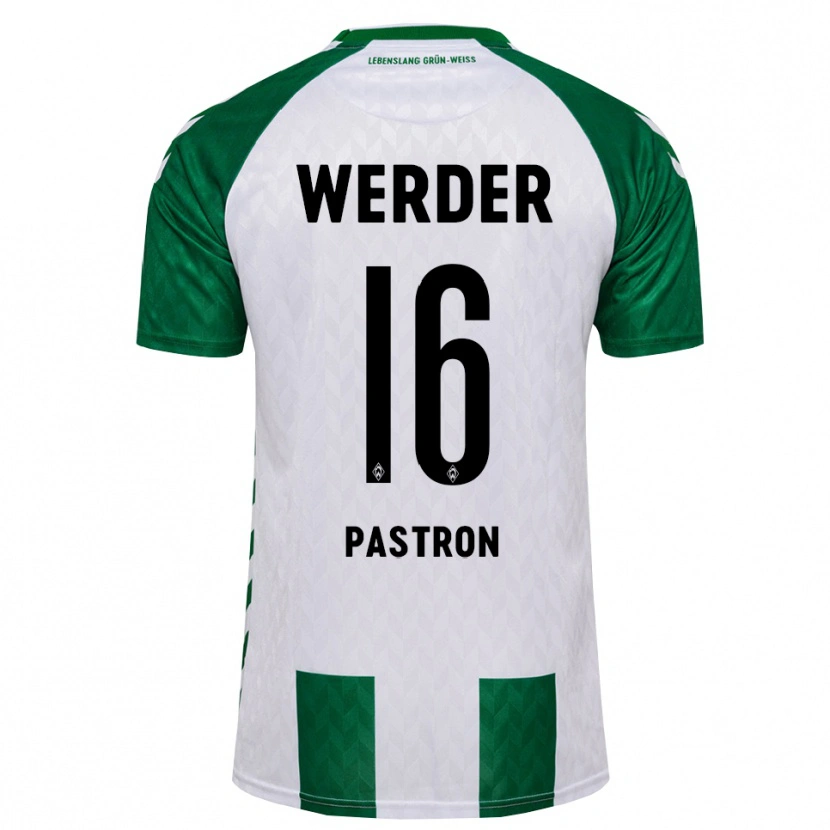 Danxen Kinderen Alvin Pastron #16 Groen Wit Thuisshirt Thuistenue 2026/27 T-Shirt