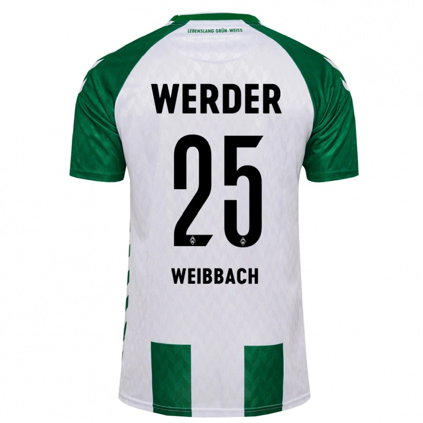Danxen Kinderen Noah Weißbach #25 Groen Wit Thuisshirt Thuistenue 2026/27 T-Shirt