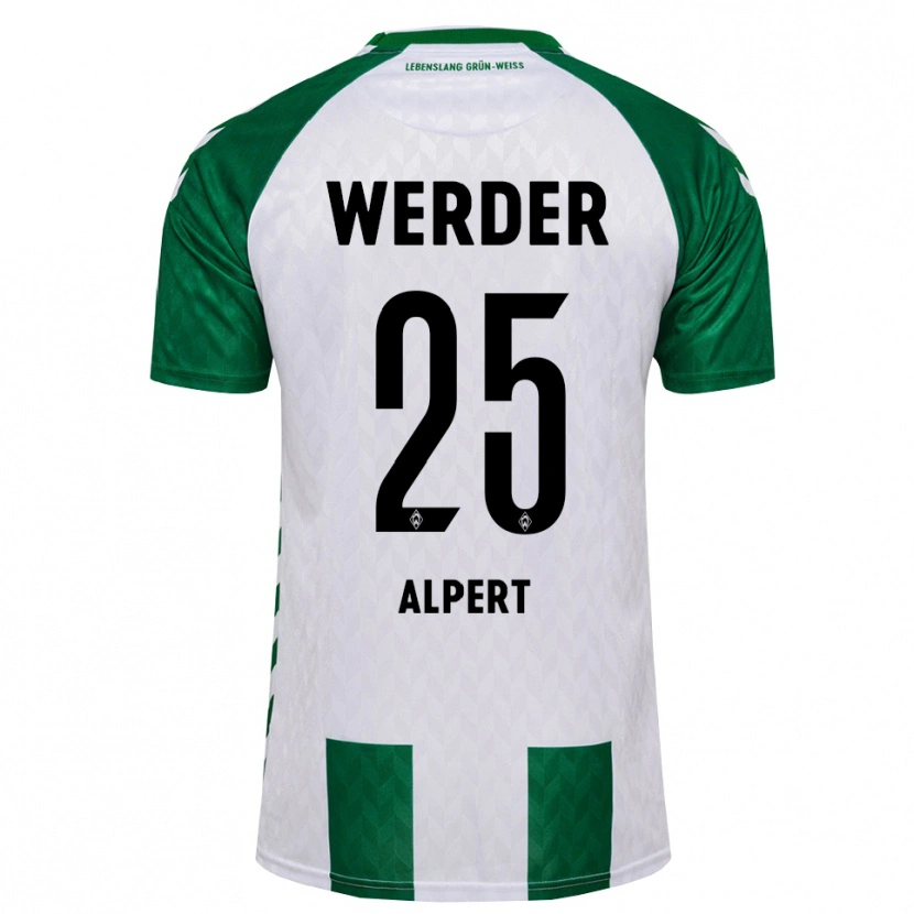 Danxen Kinderen Marvin Alpert #25 Groen Wit Thuisshirt Thuistenue 2026/27 T-Shirt